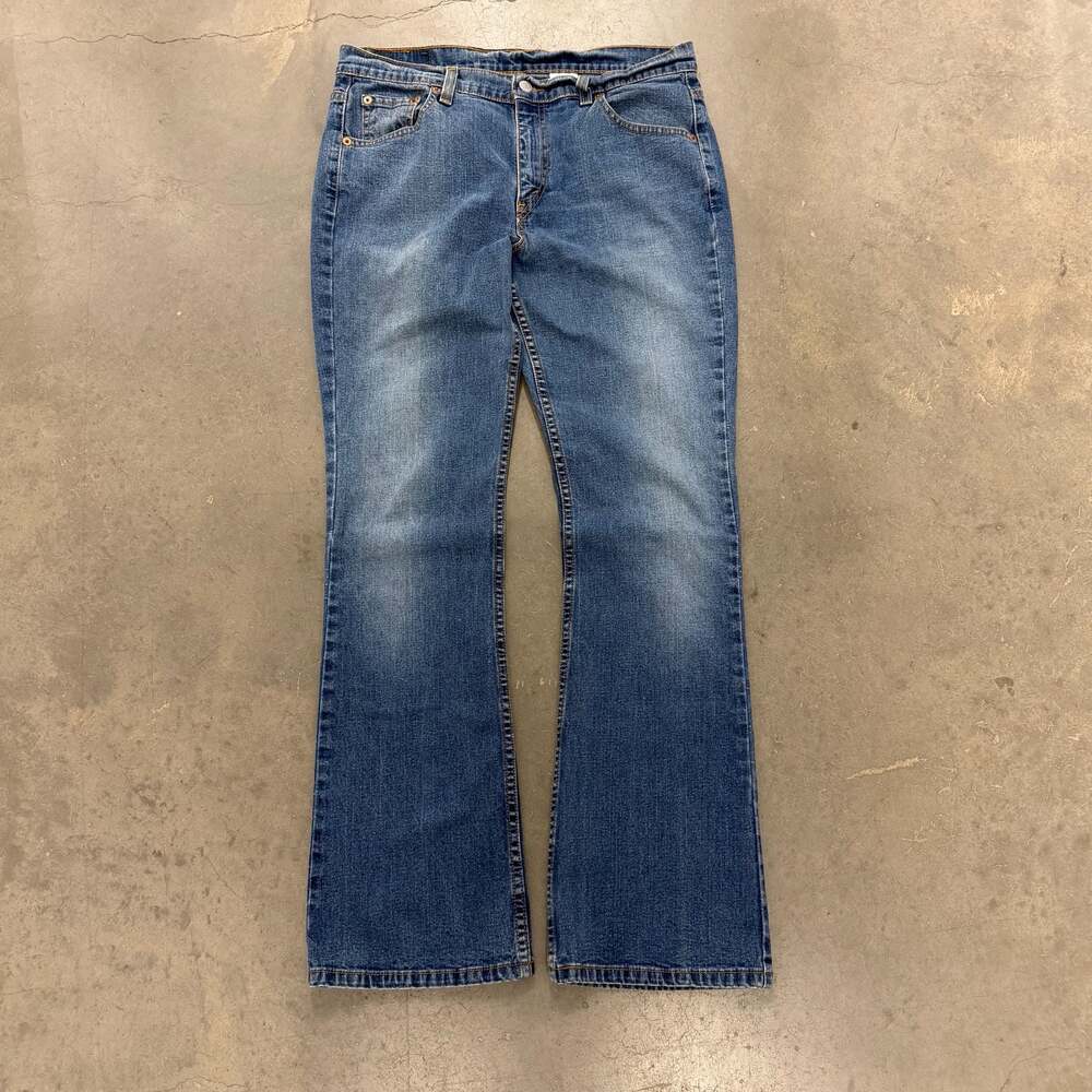 Levi’s Relaxed Bootcut Stretch Jeans Women’s 12 Misses Blue Denim Y2K